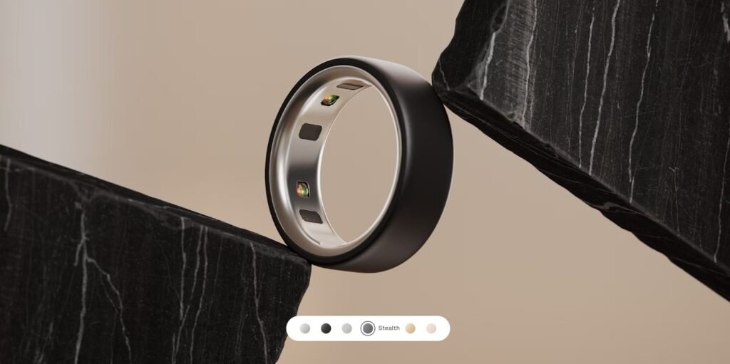 Oura Ring – A sleek, AI-powered smart ring that tracks sleep, recovery, and wellness for optimized health insights.